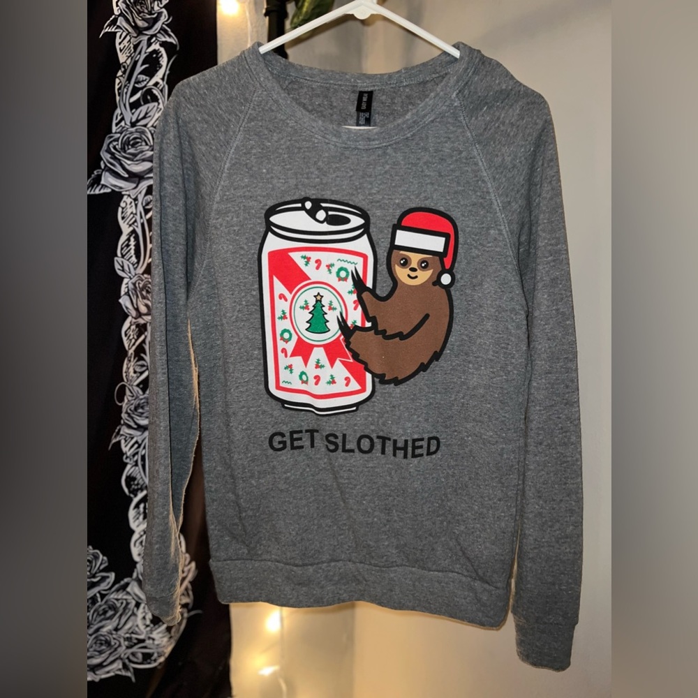 Get slothed sweater from H&M. In excellent condition. Size small